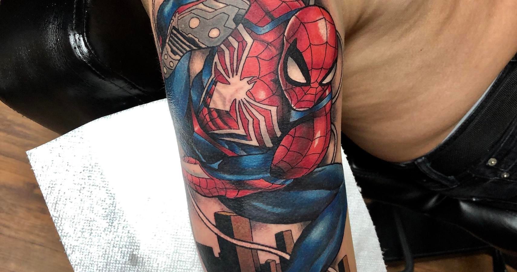 ArtStation - Spider-Man Tattoo