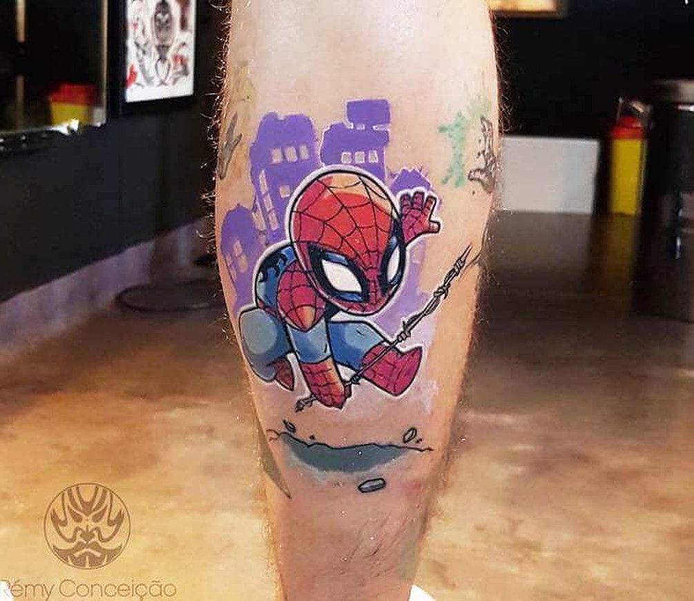 ÖTZI BROS - Tattoo & Piercing - Little spiderman watercolor🕷🕸😎 | Facebook