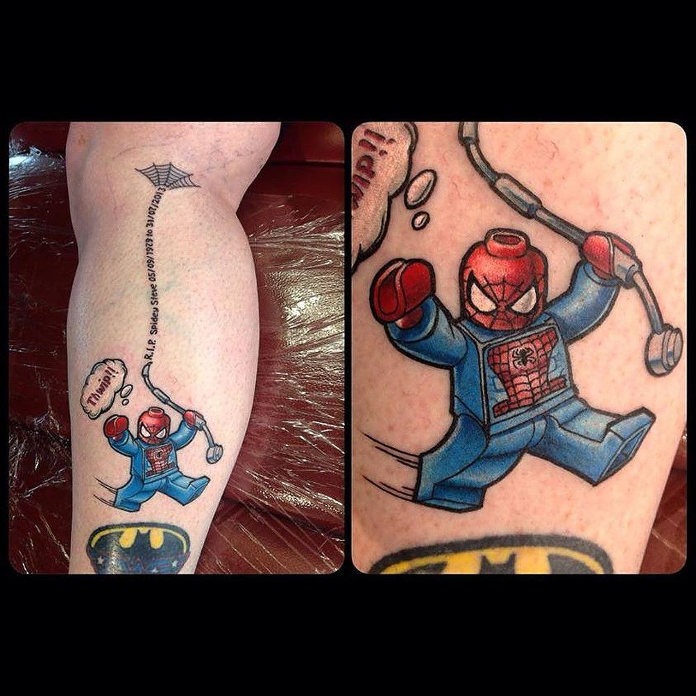 Spider-Man sleeve of tattoos O_o | kris said