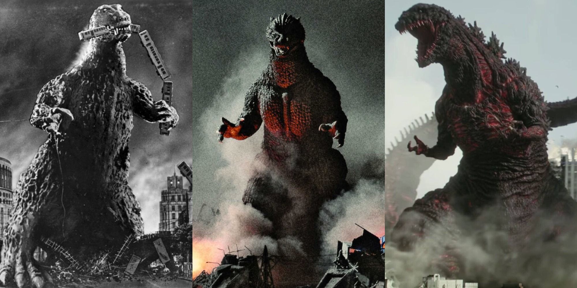 Shin Godzilla Vs Godzilla Earth (Godzilla Earth used to be his size,  actually, smaller!)