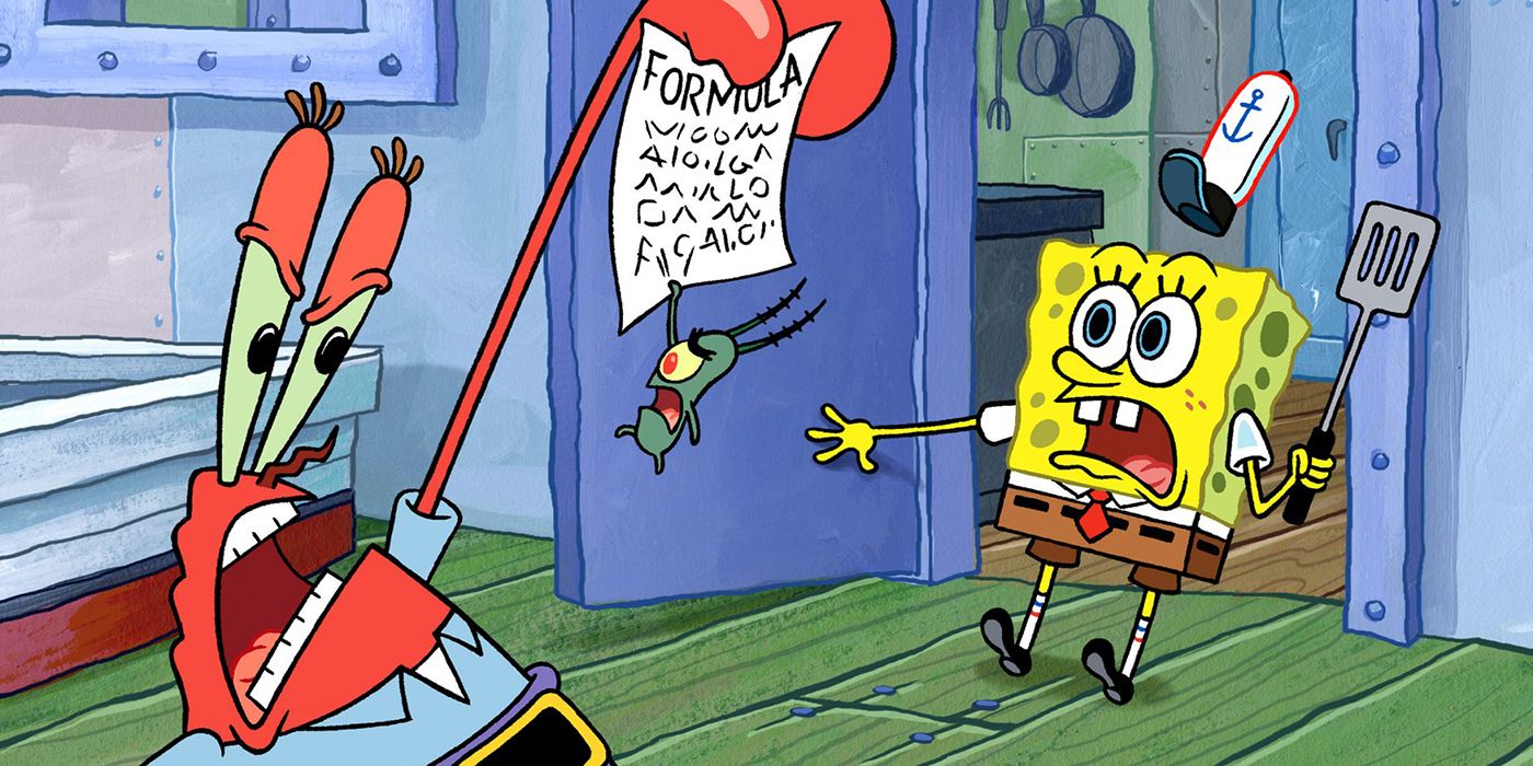 SpongeBob SquarePants Mr Krabs secret formula Plankton
