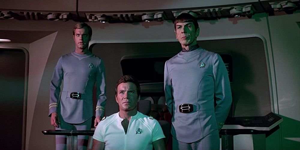 Spock e Kirk in Star Trek: il film (1977)