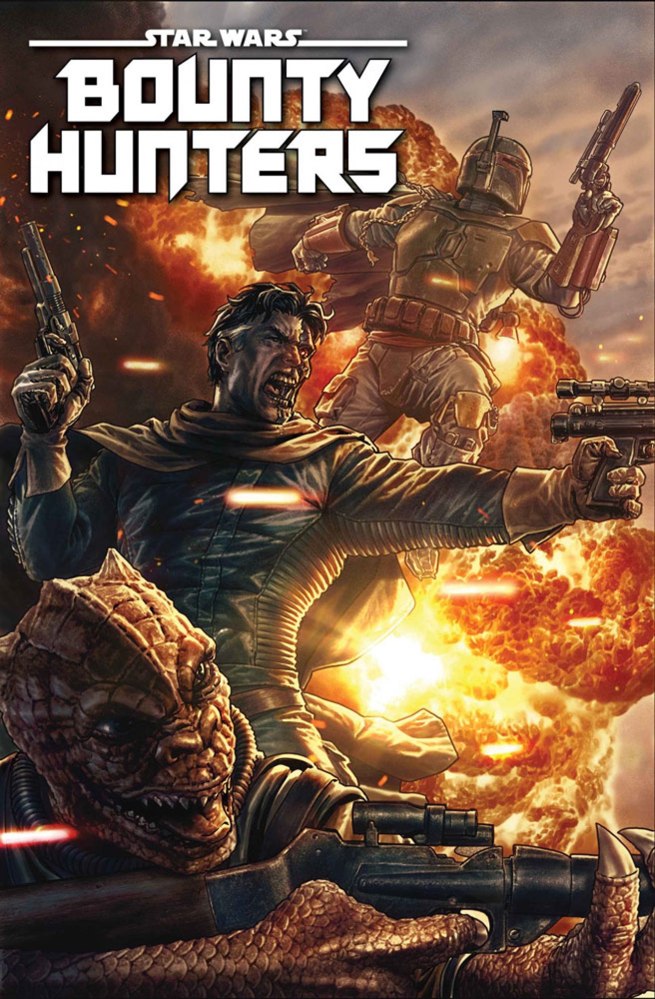 Star Wars Bounty Hunters Cast Comic Cover