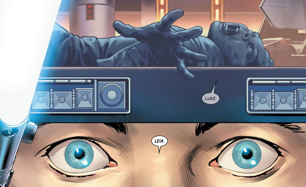 Star Wars Comic Leia Calls Luke Force