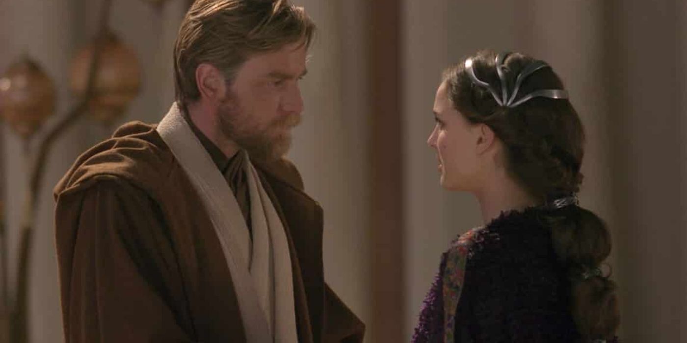 Obi-Wan Kenobi talks to Padme in Revenge of the Sith.