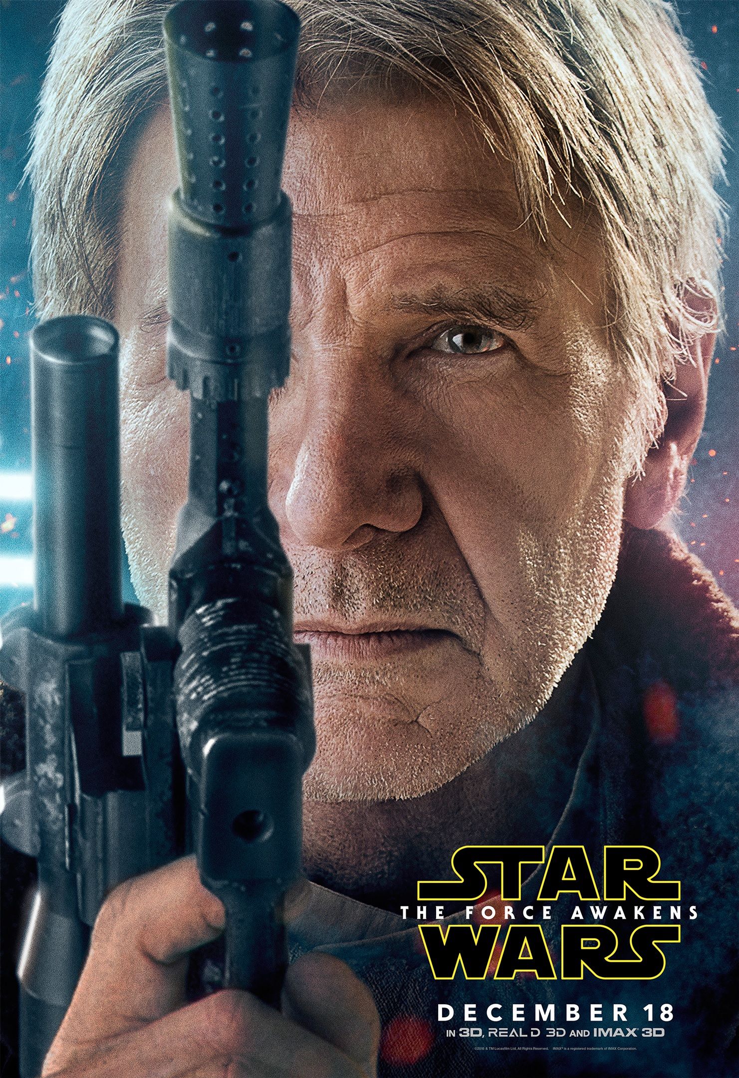 Star Wars The Force Awakens Poster Han Solo