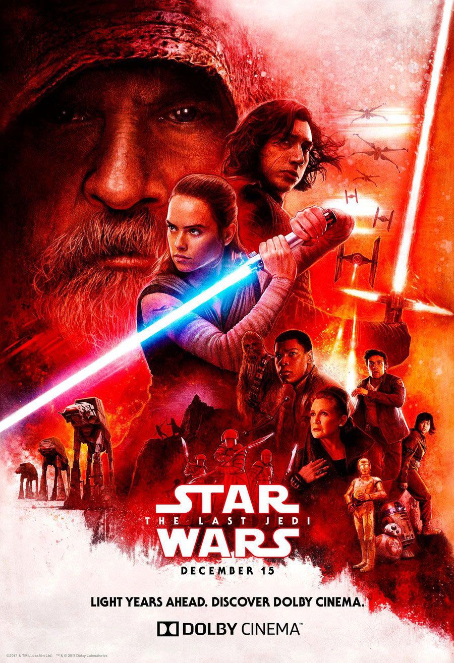 Star Wars The Last Jedi Poster Dolby Cinema