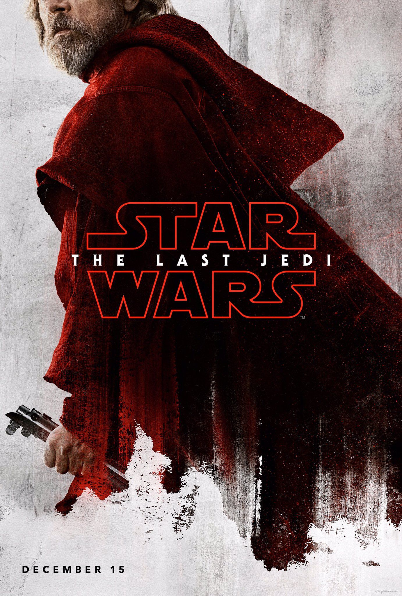 Star Wars The Last Jedi Poster Luke Skywalker