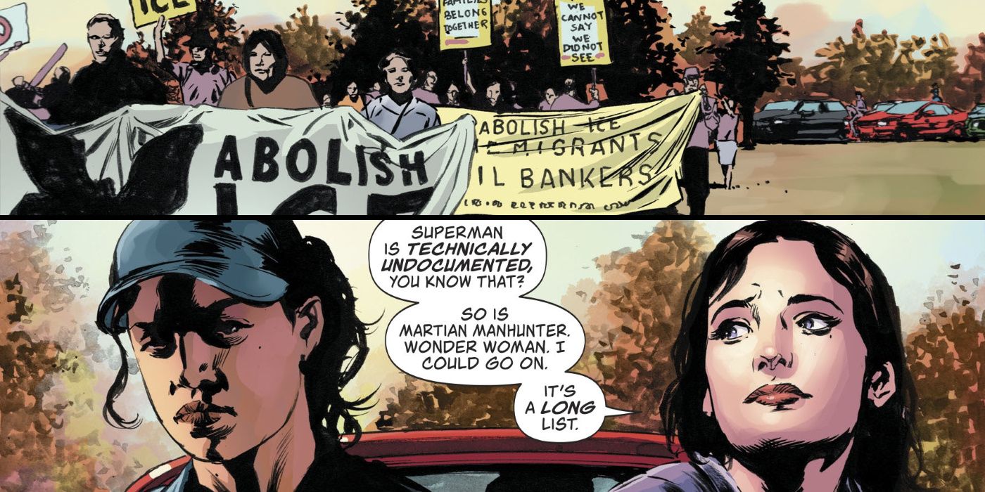 Superman Illegal Immigrant Lois Lane DC Comic