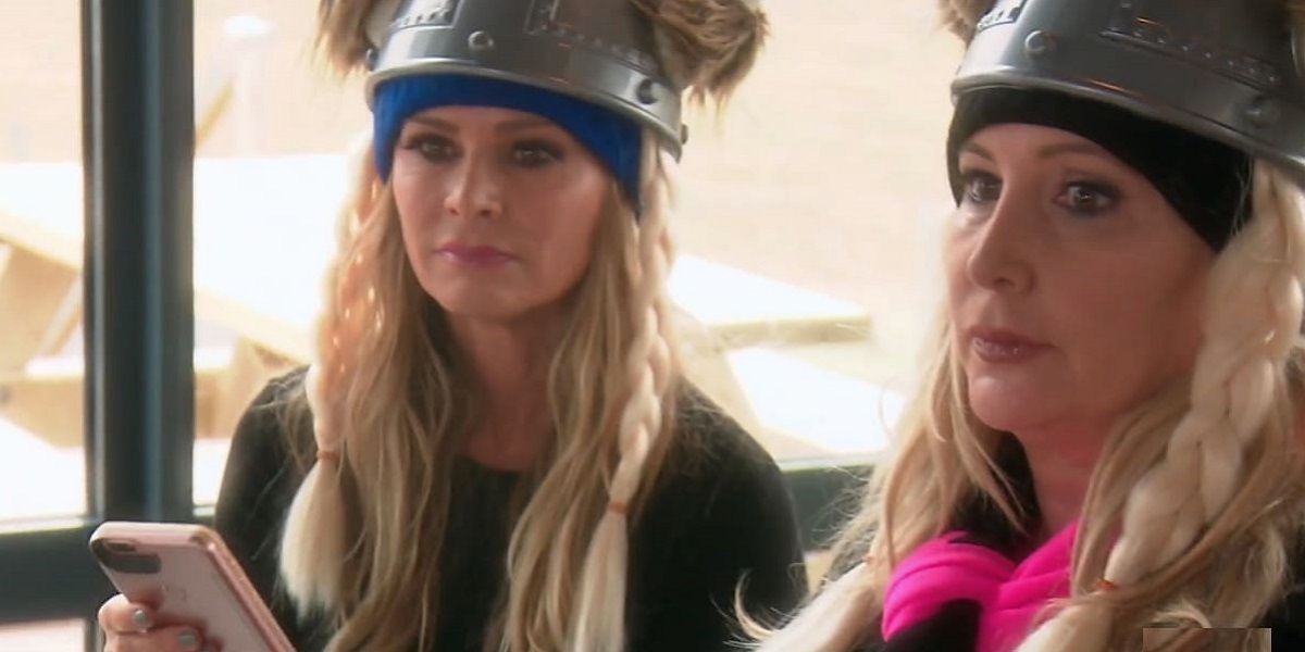 Tamra and Shannon in Iceland on RHOC