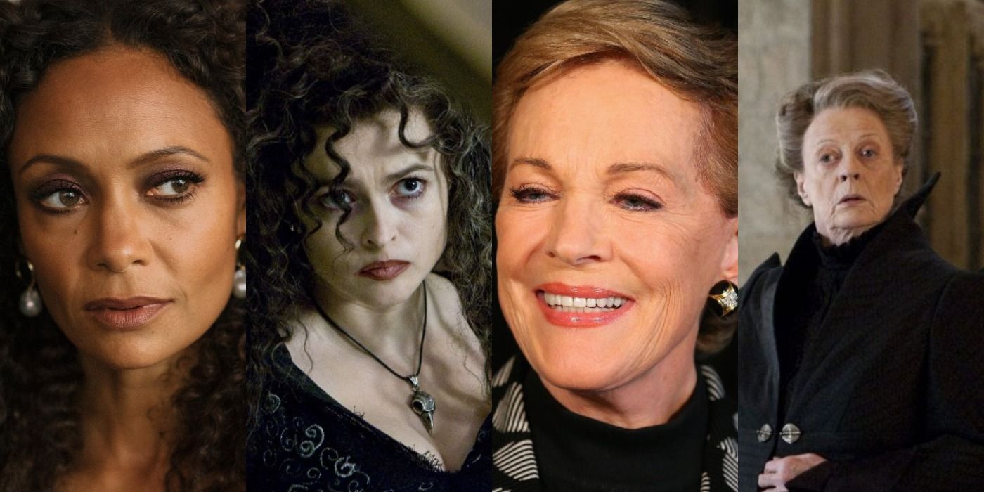 Thandie Newton, Bellatrix Lestrange, Jule Andrews, Professor McGonagall