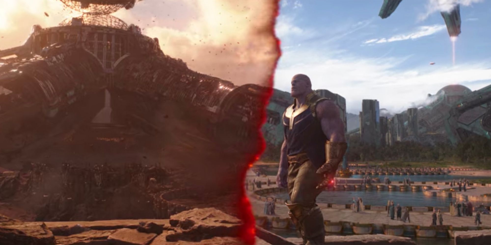 Thanos Josh Brolin on Titan Avengers Infinity War