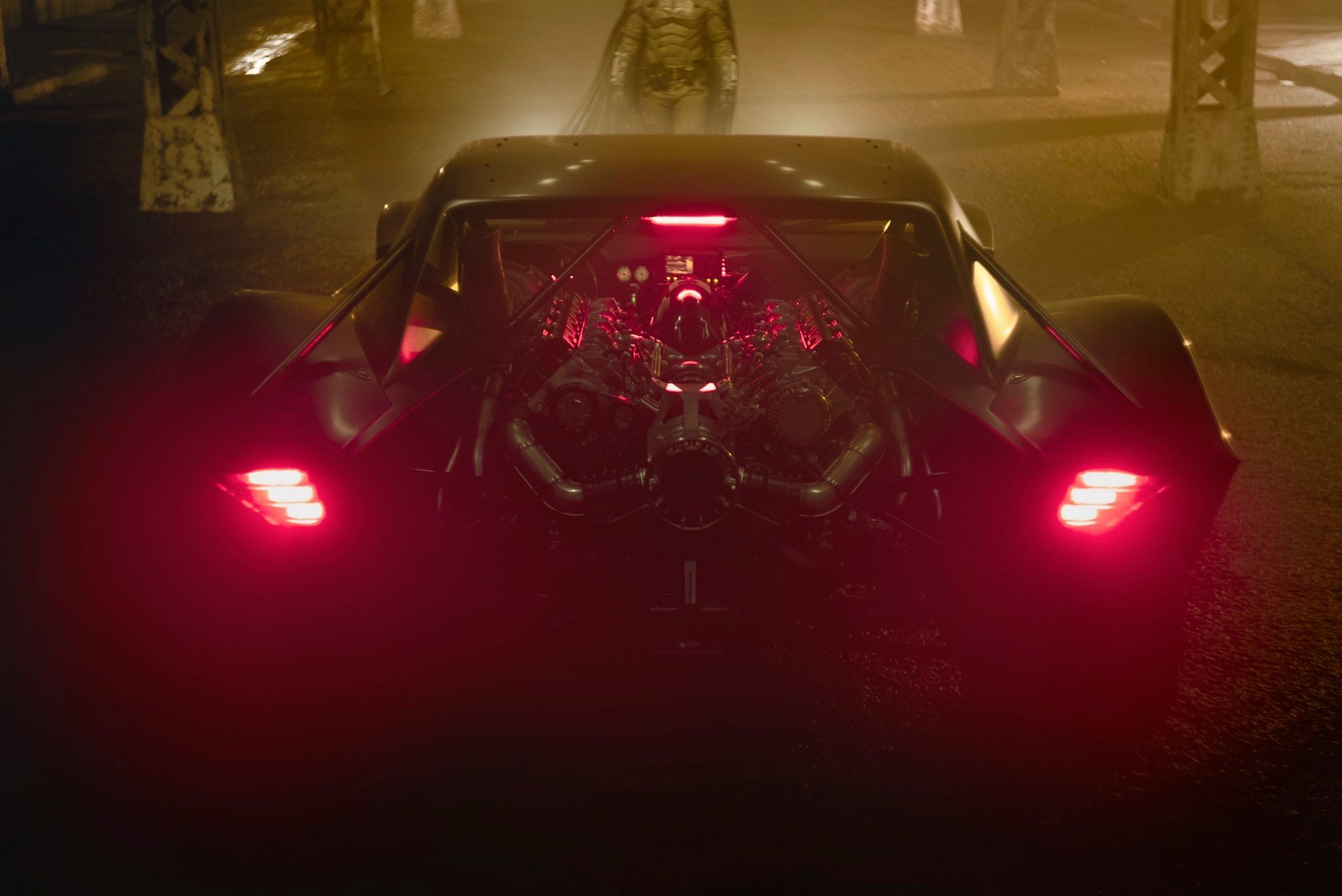 The Batman Movie Batmobile Back