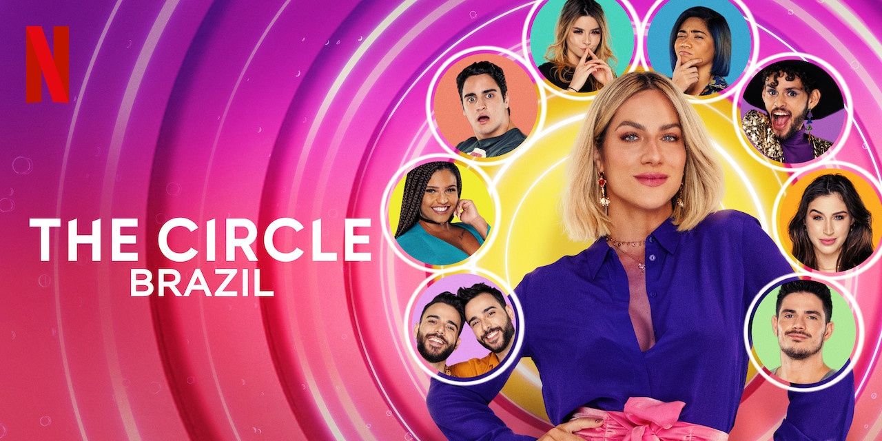 The cast of The Circle Brazil appears in a promo image for the show