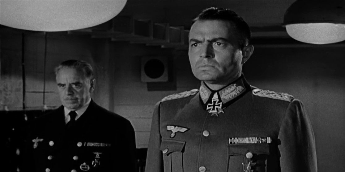 James mason as Rommel in The Desert Fox: The Story of Rommel