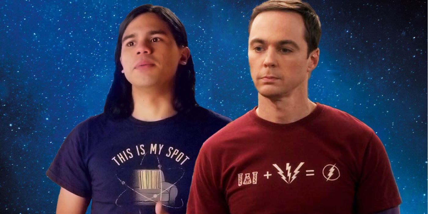Marvel 'FLASH' inspired Sheldon Cooper style Big Bang Theory design T Shirt 