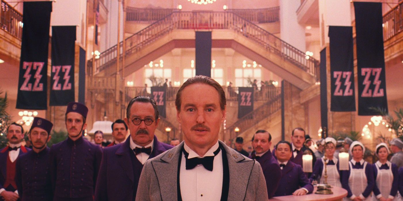 Owen Wilson makes a cameo appearance in The Grand Budapest Hotel