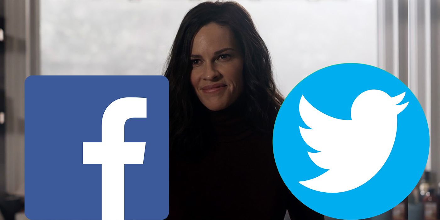 The Hunt - Hilary Swank, Facebook, and Twitter