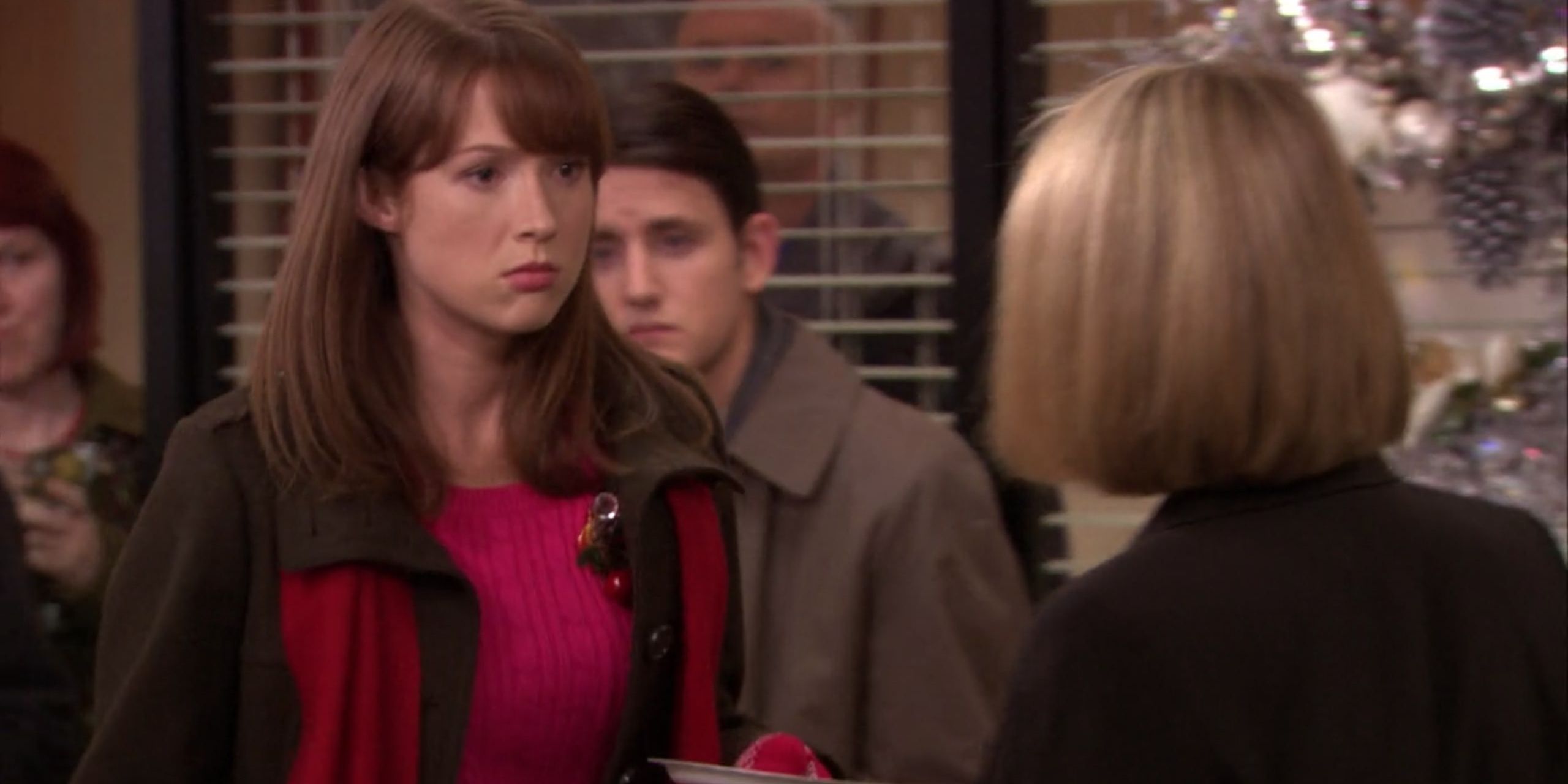 The Office - Erin Hannon protects Michael from holly