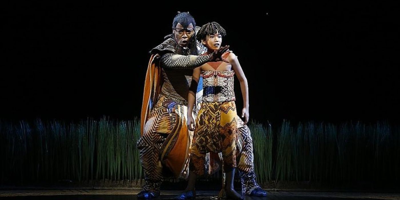 Mufasa performs They Live In You in the Lion King musical