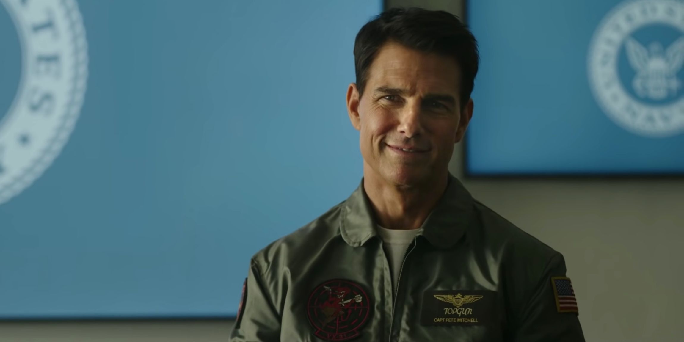 Tom Cruise as Pete Mitchell in Top Gun Maverick