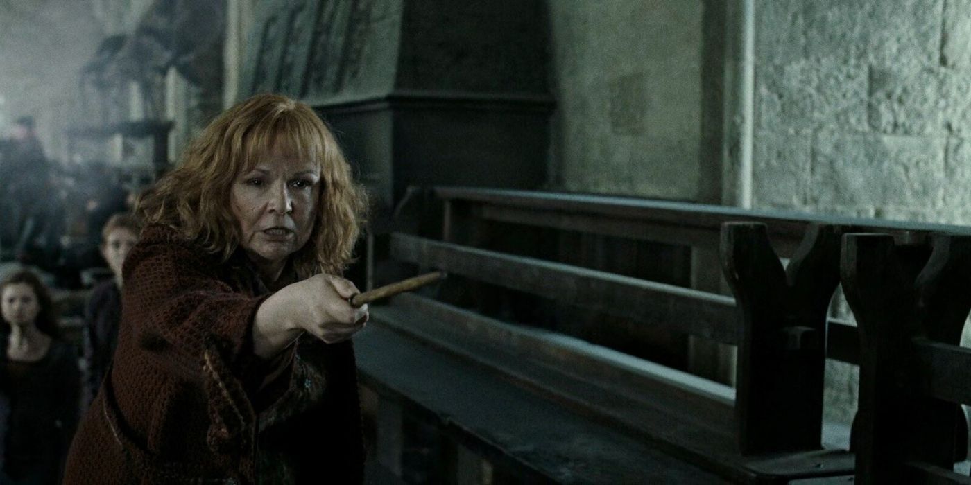 Molly Weasley fights and kills Bellatrix LeStrange in The Deathly Hallows