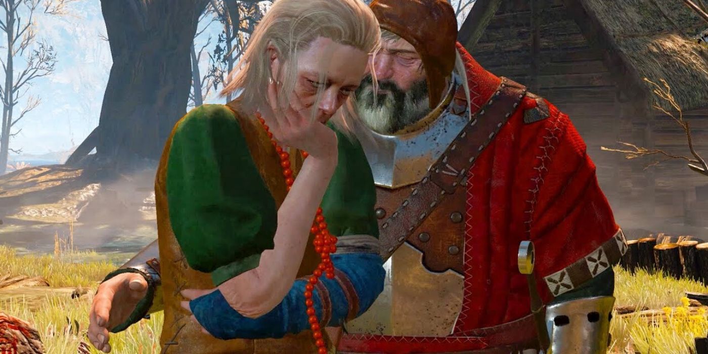 The Witcher 3 The Bloody Baron reunites with his wife Anna
