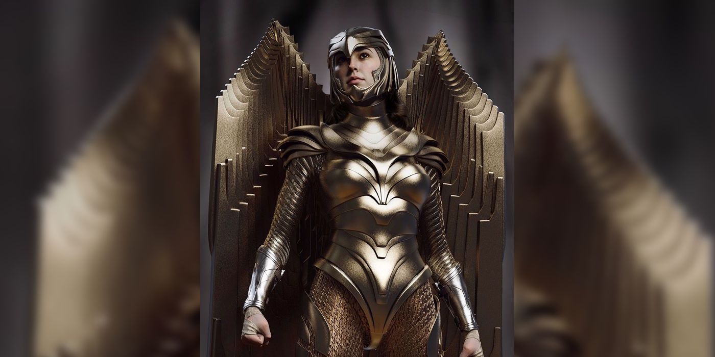 Wonder Woman 1984 Statue Gives Best Look Yet at Diana’s Golden Armor