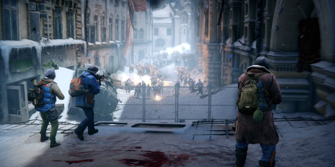 Shooting zombies in World War Z