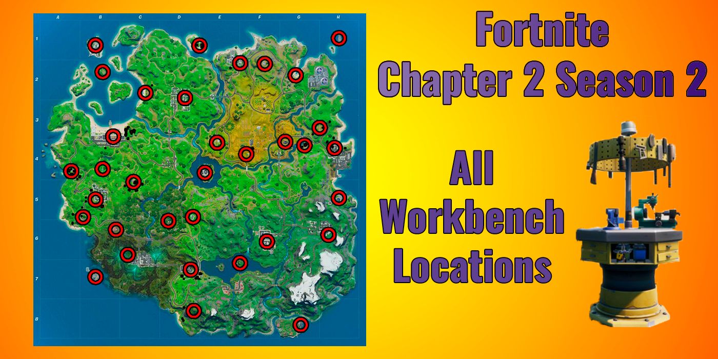 all workbench locations in fortnite