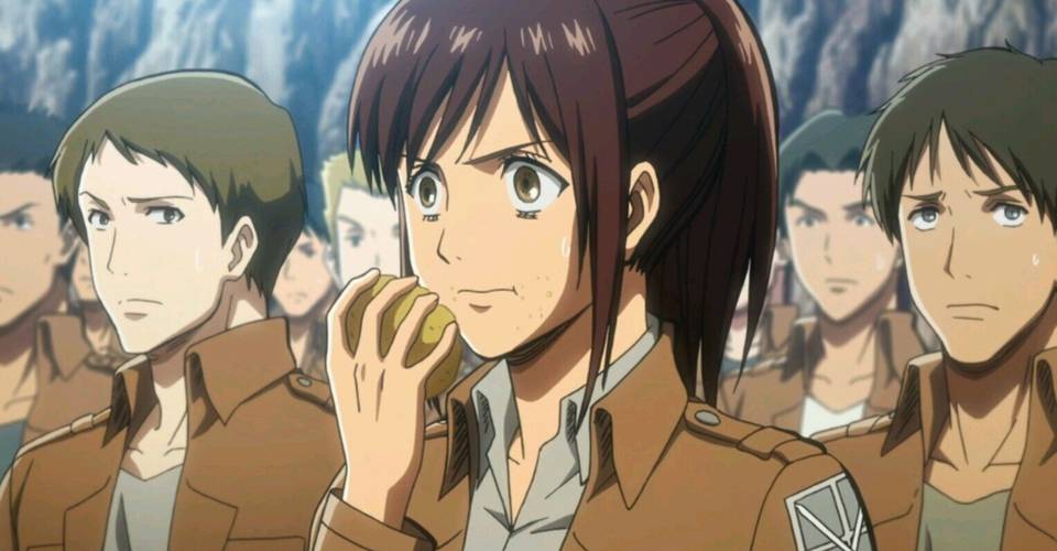 Attack On Titan Sasha S Shock Manga Exit Explained Screen Rant