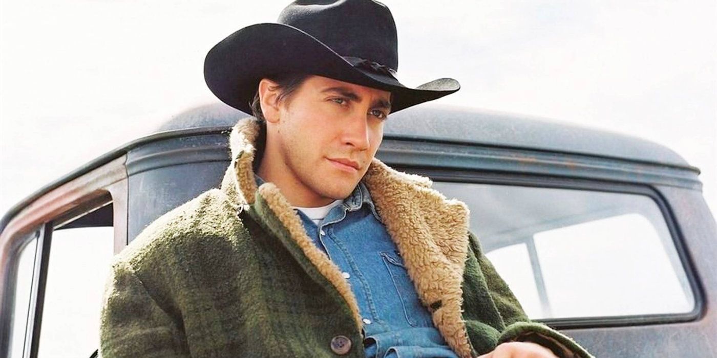 Jack leaning against a truck in Brokeback Mountain