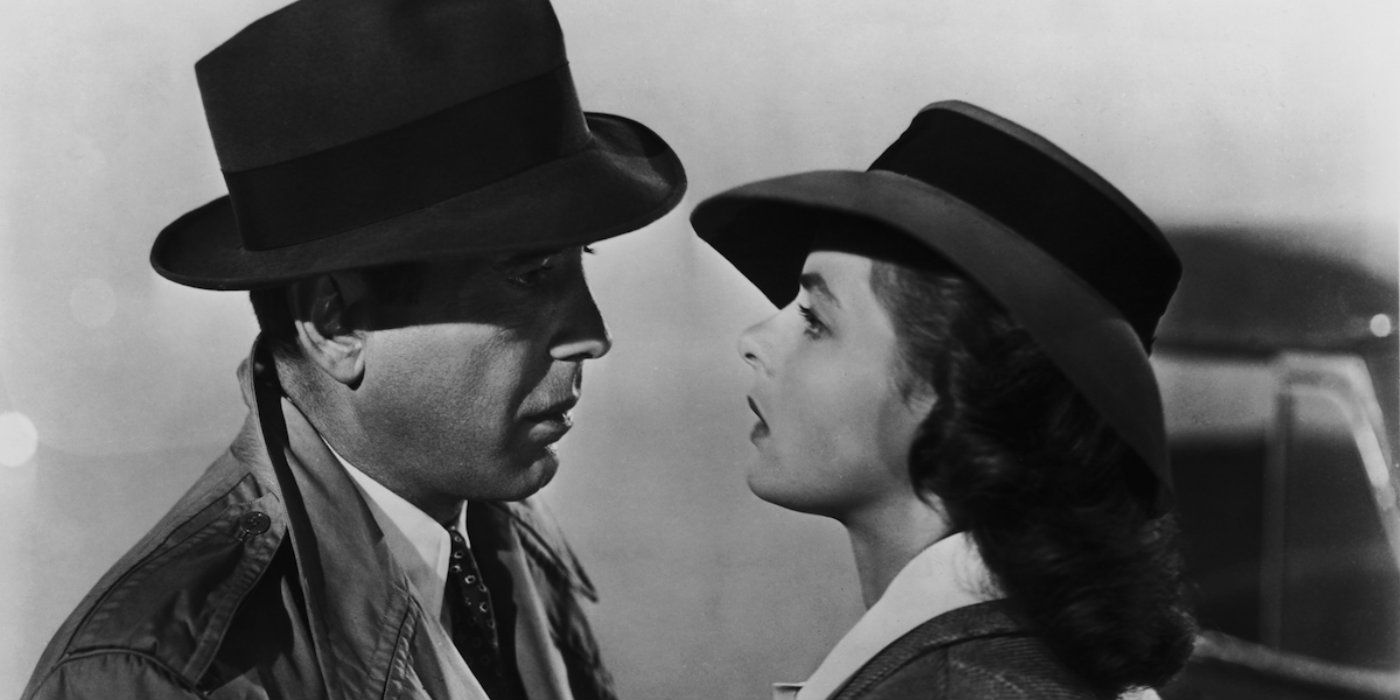 Humphrey Bogart e Ingrid Bergman em Casablanca
