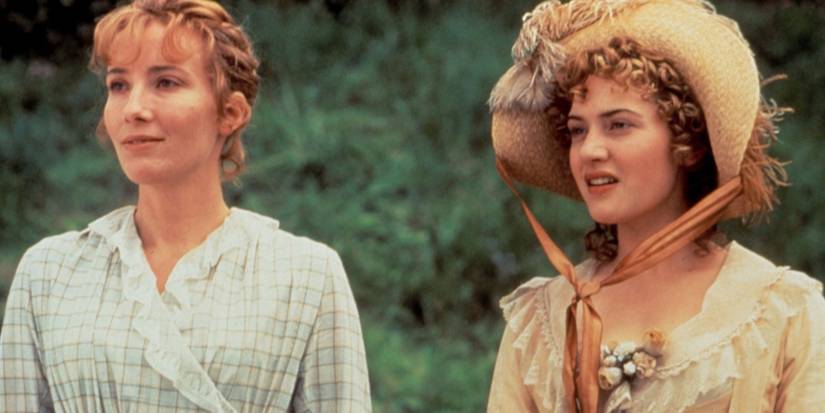Emma Thompson and Kate Winslet in Sense and Sensibility.