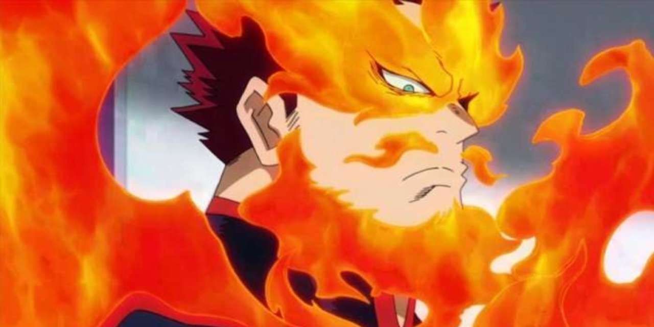 Endeavor Staring Down At Todoroki