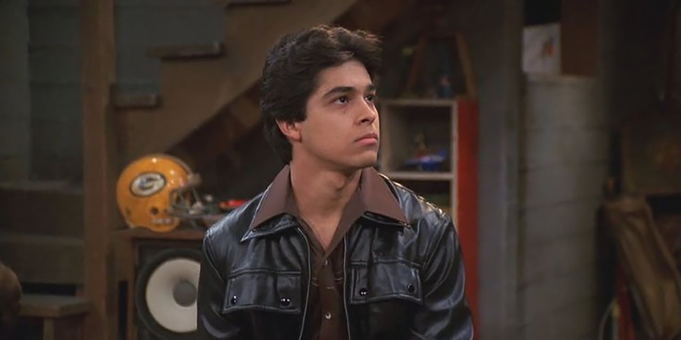 Fez looking up in That 70s Show