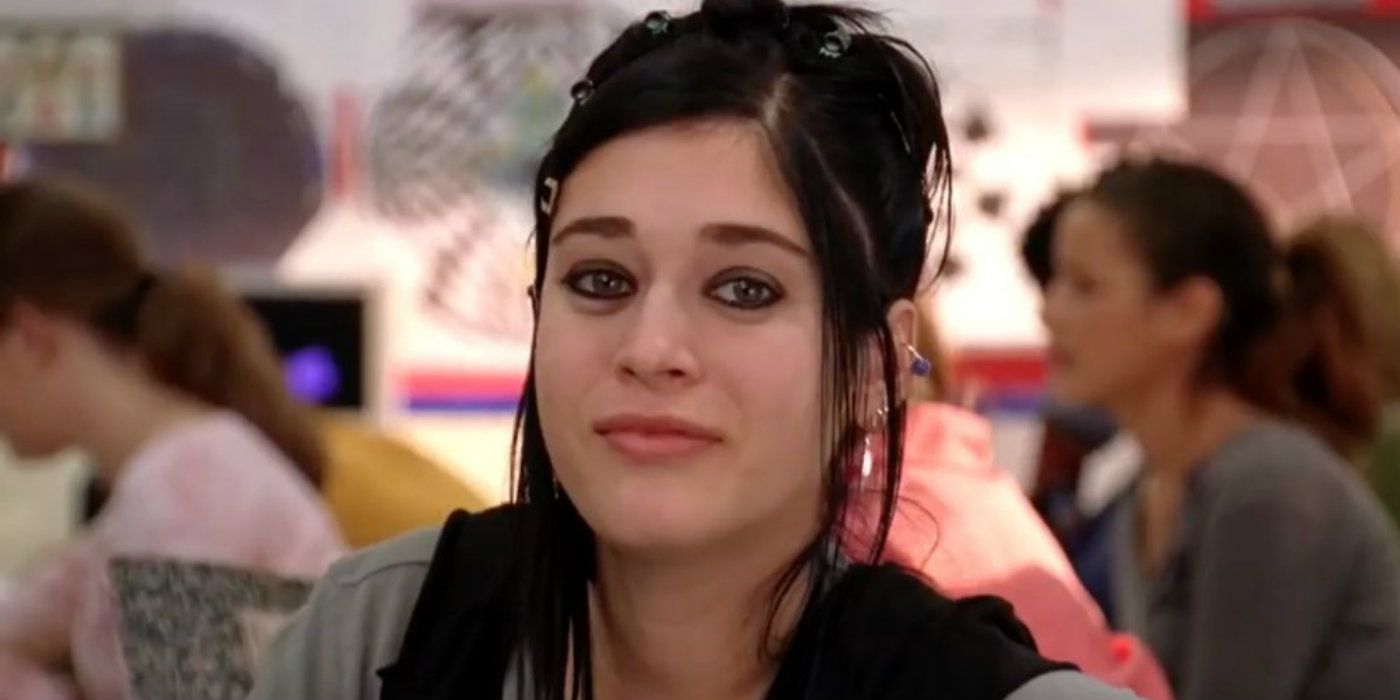 Janis Ian looking at something in Mean Girls