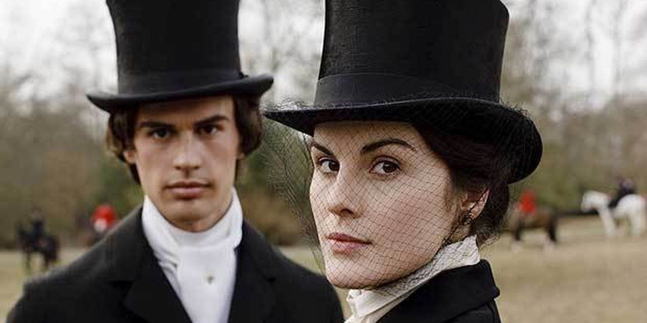 Mary and KEmal Pamuk in Downton Abbey.