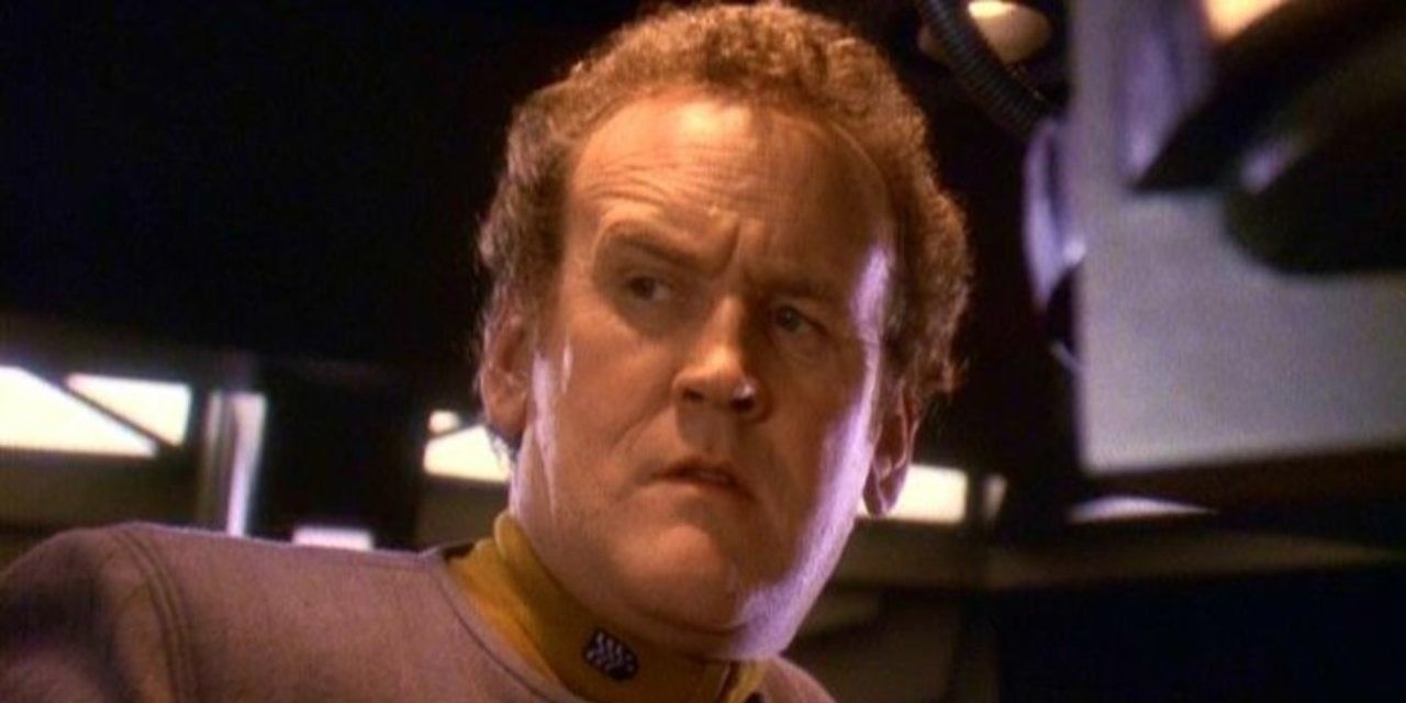 Colm Meaney as Chief O'Brien on Star Trek: Deep Space Nine.