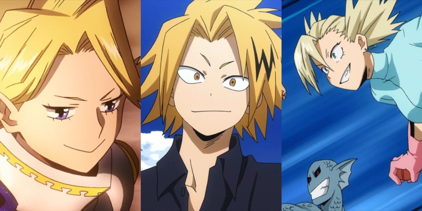 Some of the minor characters from the My Hero Academia anime series.