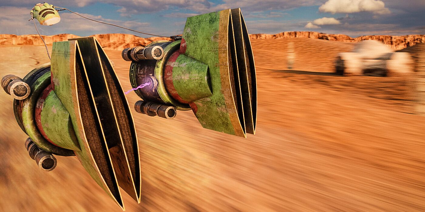 One of the Pod Racers as seen in Episode 1