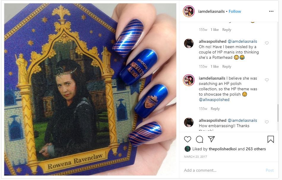 ravenclaw nails