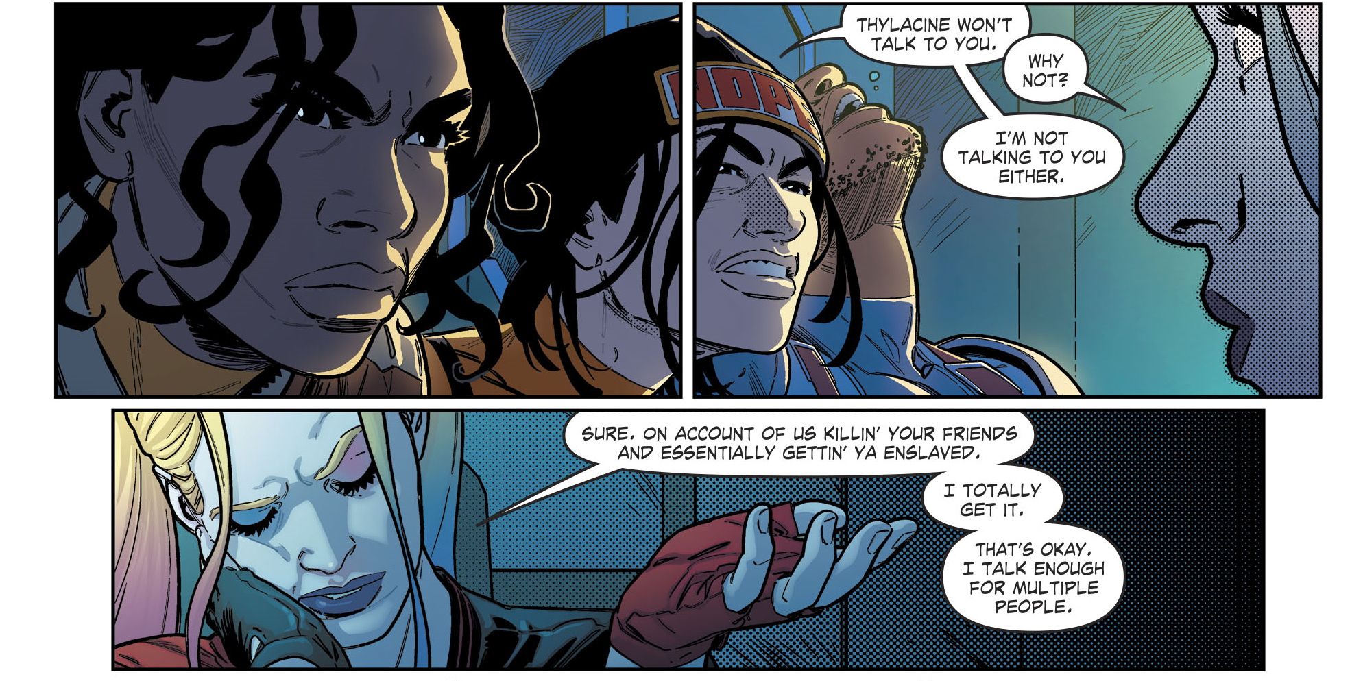 suicide squad thylacine chaos kitten harley quinn