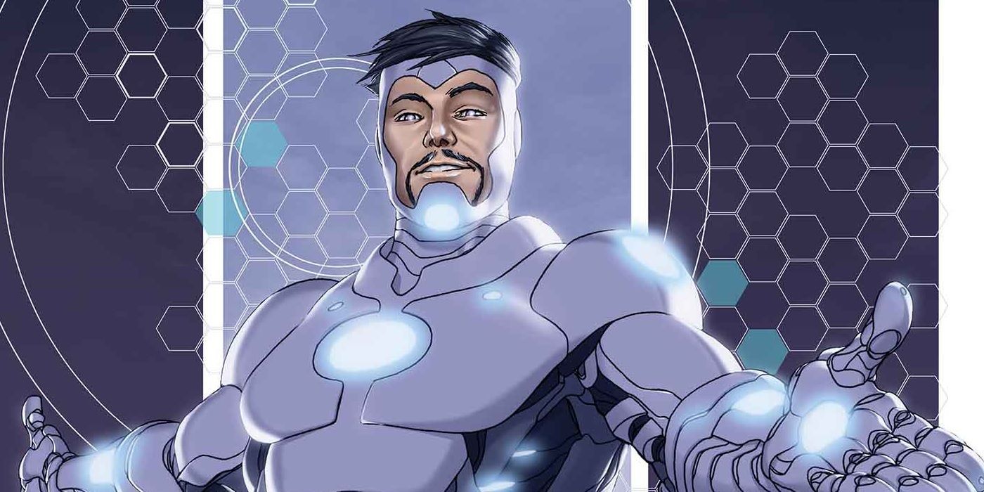 Superior Iron-Man looking prideful in the comics