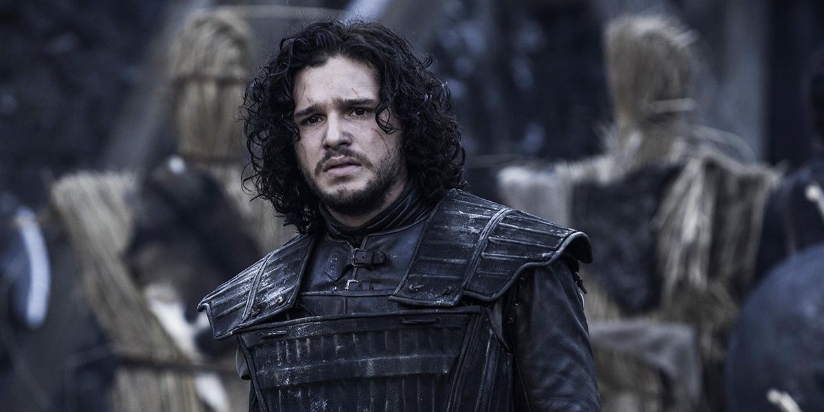 Jon Snow looking tired in Game of Thrones