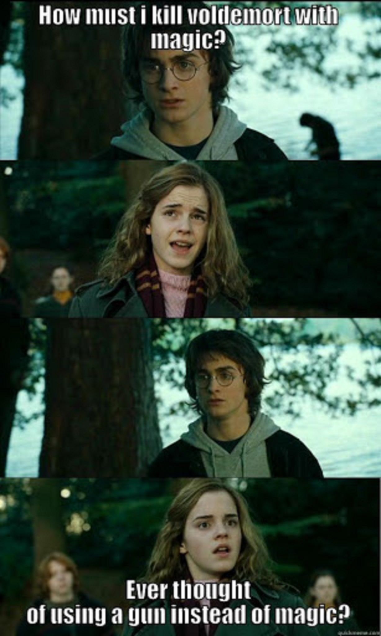 harry potter gun meme