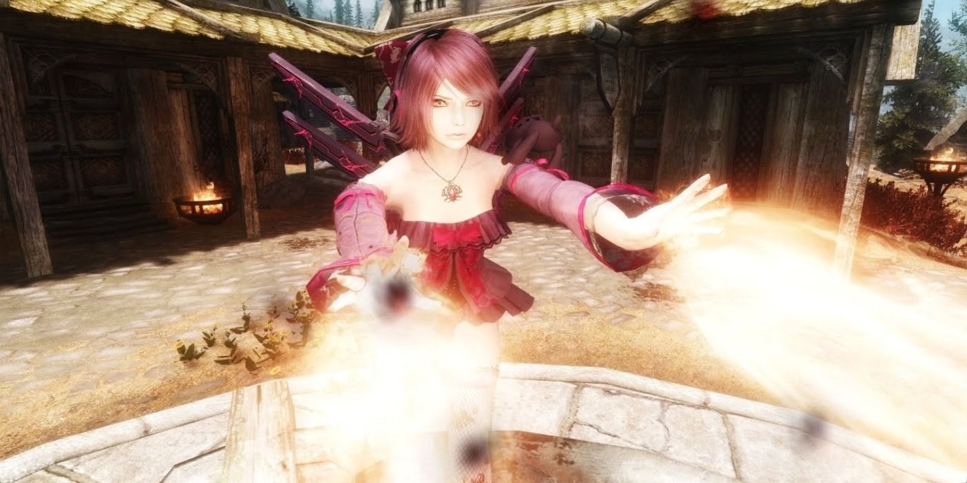 10 Skyrim Mod Frozen Electrocuted Combustion