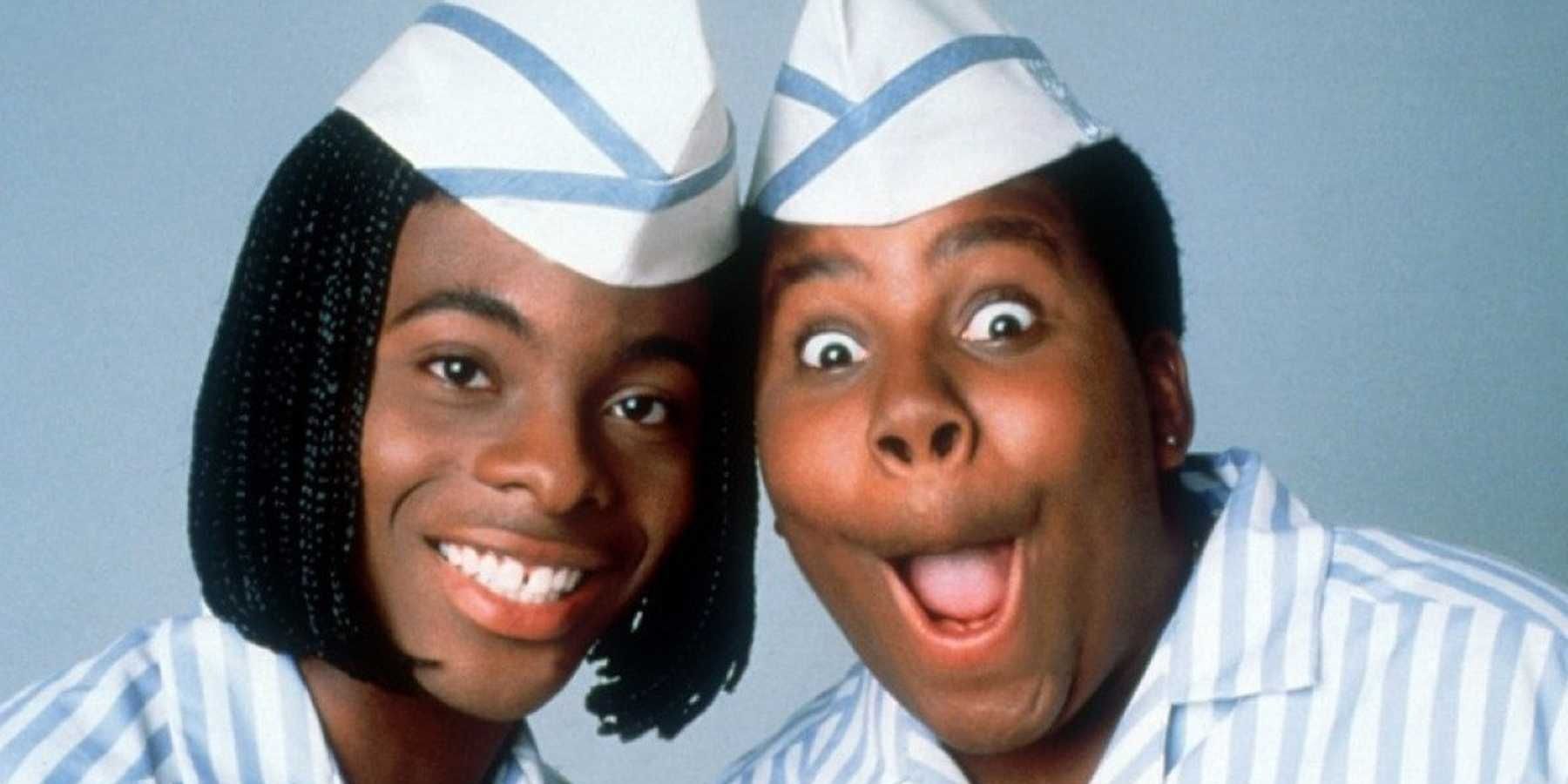 Ed and Dexter smile in a promotional image for Good Burger