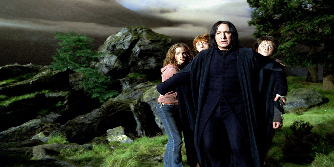 Severus Snape Hermione Granger Ron Weasley And Harry Potter