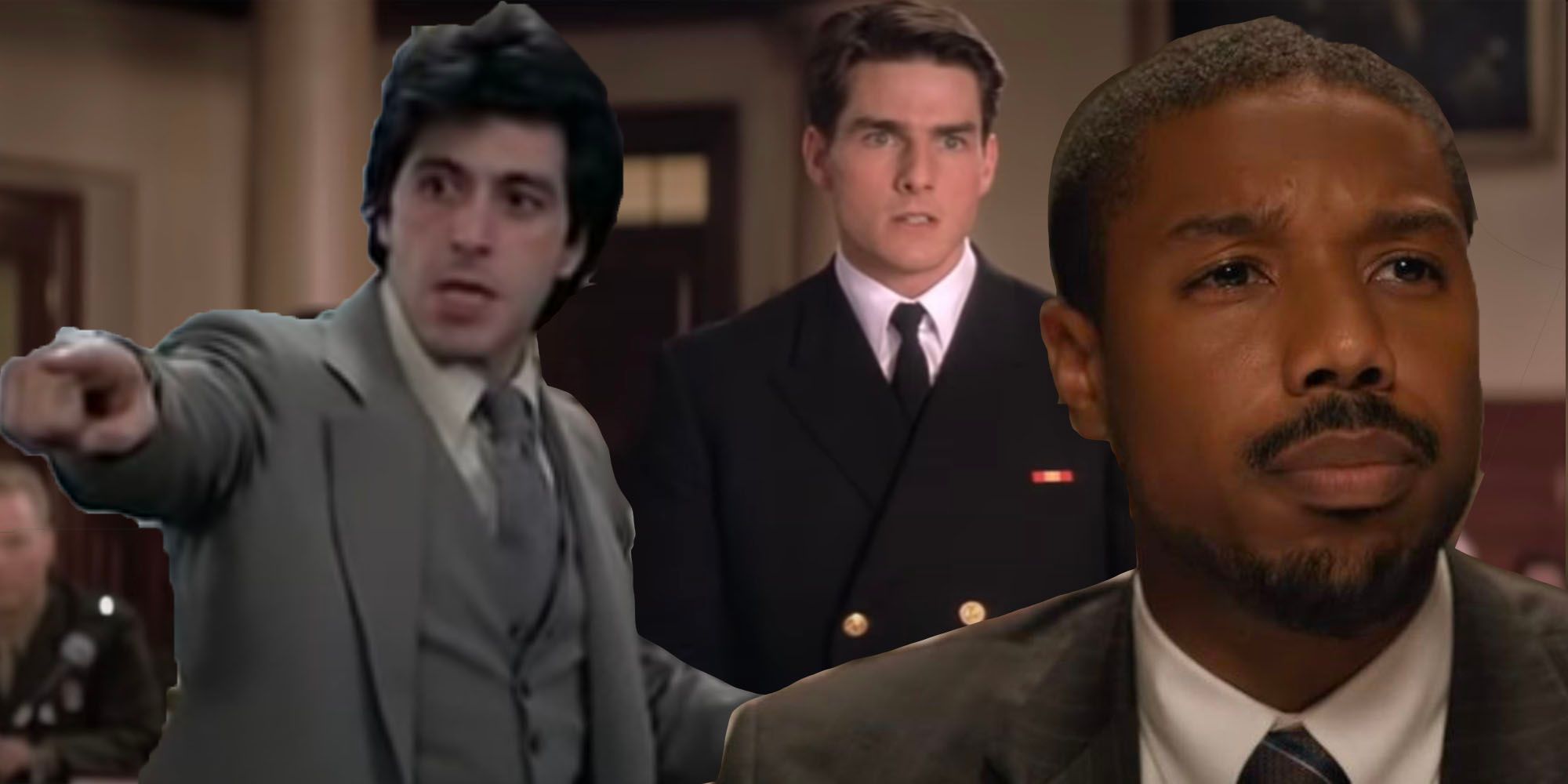 A Few Good Men Tom Cruise And Justice For All Al Pacino Just Mercy Michael B Jordan